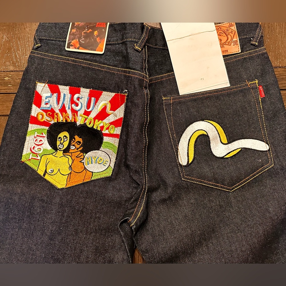 Mens Evisu Genes